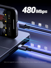 Carica l'immagine nel visualizzatore di Gallery, UGREEN Cavo USB C 100W PD3.0 Ricarica Rapida Nylon Intrecciato (1M)