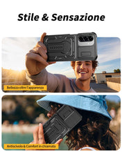 Carica l'immagine nel visualizzatore di Gallery, Lanhiem Cover per Samsung Galaxy A18/A17 4G 5G/A16/A26 5G, Antiurto, Nero