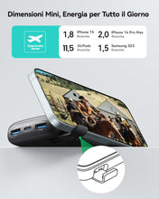 Carica l'immagine nel visualizzatore di Gallery, INIU 10000mAh Power Bank, Mini 22.5W Caricatore Portatile Ricarica Rapida