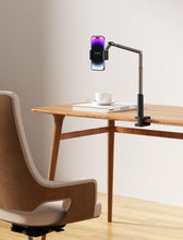 Carica l'immagine nel visualizzatore di Gallery, JSAUX Supporto per telefono per scrivania e letto, supporto flessibile per telefono universale 360 pigro lungo braccio m