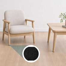 Carica l'immagine nel visualizzatore di Gallery, Vinabo Feltrini Adesivi per Sedie e Mobili, 121 Pezzi, Feltro 3 mm, Nero