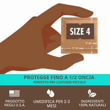 Carica l'immagine nel visualizzatore di Gallery, Boveda per conservazione rimedi erbacei | regolatore di umidità a 2 vie UR 62% | Formato 4 per proteggere fino a 15 gram