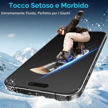 Carica l'immagine nel visualizzatore di Gallery, Mothca Vetro Temperato Privacy Opaco per iPhone 17 Pro Max, Full Coverage Incisione Nanostrutturata, Anti-Impronte e Ant