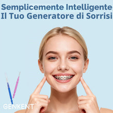 Carica l'immagine nel visualizzatore di Gallery, GENKENT Spazzole interdentali per bretelle, 64 pezzi, spazzole interdentali tra i denti per parentesi graffe filo interd