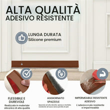 Carica l'immagine nel visualizzatore di Gallery, Paraspifferi Sottoporta, 100 Cm Paraspifferi Porta Blindata Autoadesiva, para Spifferi Sottoporta con Spazzola, per Prot