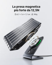 Carica l'immagine nel visualizzatore di Gallery, INIU 2 in 1 Rimovibile Caricatore Wireless, Qi2 15W Base di Ricarica Rapida