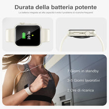 Carica l'immagine nel visualizzatore di Gallery, Smartwatch Uomo Donna, 1.85" Orologio Smartwatch con Chiamare/Rispondere, Molteplici modalità Sportive con Contapassi/So