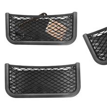 Carica l'immagine nel visualizzatore di Gallery, Rete Portaoggetti Auto Reti Bagagliaio - 2 Pezzi Borsa a Maglie Universale Autoadesiva per Auto, Tasca a Rete Multifunzi