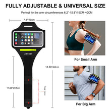Carica l'immagine nel visualizzatore di Gallery, Fascia da Braccio porta telefono per corsa con Borsa Auricolare, Fascia Sportiva Running Porta Cellulare Fascia Braccio 