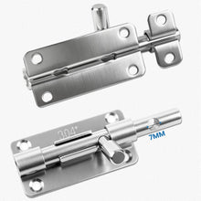 Carica l'immagine nel visualizzatore di Gallery, 2 Pezzi Chiavistello Catenaccio Porta 4" 100mm Inox 304 per Porte Interne