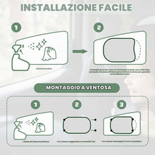 Carica l'immagine nel visualizzatore di Gallery, DEPAR Parasole per auto per bambini con protezione UV, set di 2 pezzi, 51 x 31 cm, parasole per finestrini laterali, mot