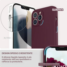 Carica l'immagine nel visualizzatore di Gallery, SURPHY Cover in silicone liquido compatibile con iPhone 13 Pro Max 6,7 pollici, protezione individuale per ogni obiettiv