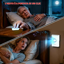 Carica l'immagine nel visualizzatore di Gallery, Allarme Anziani e Cercapersone Wireless – Pulsante SOS di Emergenza con Campanello da Interno e Monitoraggio Remoto per 
