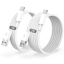 Carica l'immagine nel visualizzatore di Gallery, Cavo Per IPhone Apple Certificato MFi,Cavetto USB Lightning 2Pezzi 1M+2M