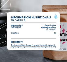 Carica l'immagine nel visualizzatore di Gallery, Nutripure - Creatina Monoidrata Creapure® 100% Pura - 150 g