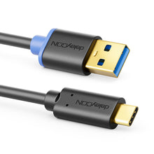 Carica l'immagine nel visualizzatore di Gallery, deleyCON 3,0m Cavo USB-C USB 3.0 5 Gbit/s USB-A a USB-C