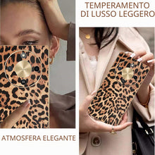 Carica l'immagine nel visualizzatore di Gallery, YUEQIAN Cover per Honor Magic8 Lite/Magic 8 Lite, Custodia Antiurto in Pelle PU con Motivo Leopardato e Ghepardo Marrone