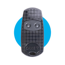 Carica l'immagine nel visualizzatore di Gallery, CAME Telecomando TOP-432EE bicanale nero multiutenza codice fisso con autoapprendimento, 433,92 MHz, batteria CR2032 inc