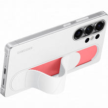 Carica l'immagine nel visualizzatore di Gallery, Samsung Standing Grip Case cover con cinturino e funzione cavalletto per Galaxy S25 Ultra, White