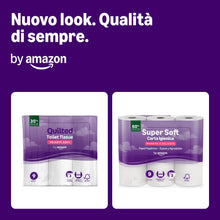 Carica l'immagine nel visualizzatore di Gallery, by Amazon, Carta Igienica Super Morbida a 3 Veli, 9 Rotoli (1 Confezione da 9), 200 Strappi per Rotolo, Certificata FSC