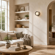 Carica l'immagine nel visualizzatore di Gallery, MARSI Applique LED da Esterno Rotonda IP65, Lampada da Parete e Soffitto Moderna, 9W, 3 Temperature di Colore 2800K/4000