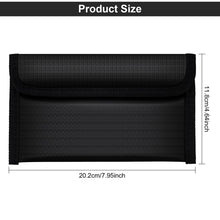 Carica l'immagine nel visualizzatore di Gallery, OFFCUP Borsa Ignifuga, 2x Cartella Ignifuga Impermeabile, 20.2 * 11.8cm Fuoco Custodia Sicura Portadocumenti Con Cernier
