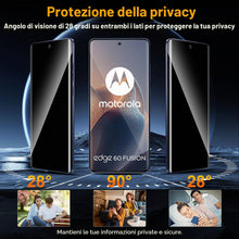 Carica l'immagine nel visualizzatore di Gallery, Vanrain Pellicola Privacy per Motorola Edge 60/60 Fusion/Edge 60 Pro