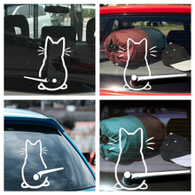 Carica l'immagine nel visualizzatore di Gallery, Gatto Tergicristallo Adesivo, Adesivo per tergicristallo con gatti, Adesivi Divertente Gattino Dei Animati per Auto, Ade