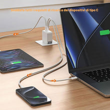 Carica l'immagine nel visualizzatore di Gallery, Cavo da USB C a USB C, 2 m, per iPhone, cavo di ricarica rapida per iPhone 18 Pro Max/17Air/17e/16/15 Plus/16E/Duo, cavo