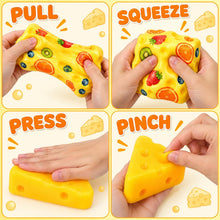 Carica l'immagine nel visualizzatore di Gallery, 2 squishy a cuneo per formaggio