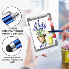 Carica l'immagine nel visualizzatore di Gallery, Penna per Tablet [20 Pack] Penna Touch, Pennino Capacitivo Universale per Touch Screen Compatibili con Samsung/Android/T