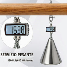 Carica l'immagine nel visualizzatore di Gallery, Ganci per Altalena Resistenti in Acciaio Inox con Cuscinetti Confezione da 2, Bulloni M10 Girevole, capacità 680 kg, per