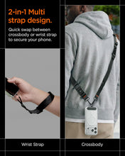 Carica l'immagine nel visualizzatore di Gallery, Spigen DA30M [Lanyard Magnetico 2-in-1 Staccabile] con Stile MOLLE – Compatibilità Universale, Tracolla e Cinturino da P