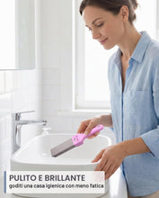 Carica l'immagine nel visualizzatore di Gallery, 4 Pietre Pomice per WC con Manico Antiscivolo Viola | Rimuove Effettivamente Calcare, Ruggine e Residui Minerali Senza G