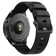 Carica l'immagine nel visualizzatore di Gallery, Compatibile con il cinturino Garmin Forerunner 165/245/645/158/55, cinturini sportivi di ricambio in nylon da 20 mm per 