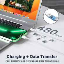 Carica l'immagine nel visualizzatore di Gallery, Caricatore per iPhone, Caricatore USB C da 20W con Cavo per iPhone da 1M, Caricabatterie per iPhone 14/13/ 12/11/ X/ 8/7