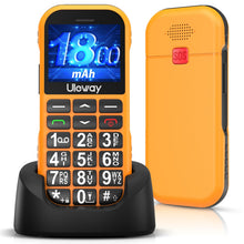 Carica l'immagine nel visualizzatore di Gallery, CHAKEYAKE GSM Telefono Cellulare per Anziani con Tasti Grandi, telefoni cellulari per anziani Supporto SIM Doppio, 1800m