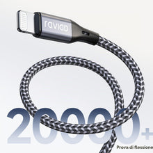 Carica l'immagine nel visualizzatore di Gallery, RAVIAD Cavo iPhone 1.2M, [Certificato MFi] Caricatore iPhone Carica Rapida