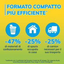 Carica l'immagine nel visualizzatore di Gallery, Foxy Mega | Asciugatutto Lunga Durata 18 Rotoli | 95 Strappi Per Rotolo | Decorato| Certificazione PEFC | Confezione Ric