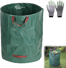 Carica l'immagine nel visualizzatore di Gallery, Borsa da Giardinaggio Pieghevole 100L, Sacchi per Rifiuti da Giardino Resistenti e Impermeabili – Big Bag per Raccolta F