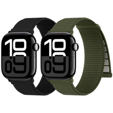 Carica l'immagine nel visualizzatore di Gallery, 2PCS Cinturini Nylon per Cinturino Apple Watch 44m 46mm 45mm 49mm