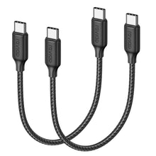 Carica l'immagine nel visualizzatore di Gallery, RAVIAD Cavo USB C USB C 100W [2Pezzi 0.3M] Cavo USB Type-C PD3.0 5A