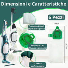 Carica l'immagine nel visualizzatore di Gallery, NAMAI - Set di 6 Sacchetti Compatibili con Folletto VK140 e VK150