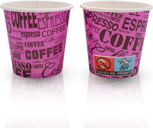 Carica l'immagine nel visualizzatore di Gallery, COFFISANO 200 Bicchierini da Caffè Colorati | Bicchieri in Cartoncino da 75 ml per Espresso Tè Bevande Usa e Getta in Mo
