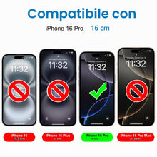 Carica l'immagine nel visualizzatore di Gallery, Mothca Vetro Temperato Opaco per iPhone 17 / iPhone 16 Pro, Pellicola Full Coverage Antiriflesso Anti-Impronta, 9H Anti-