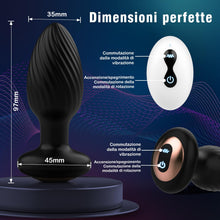 Carica l'immagine nel visualizzatore di Gallery, Vibratoreper Plug Anale-dilatatore Uomo, Dildo Anale Sexytoysys Uomo Donna Coppia con 7 Rotazione 7 Vibrazione, Vibrator