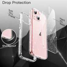 Carica l'immagine nel visualizzatore di Gallery, JETech Cover Glitter per iPhone 13, Trasparente