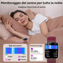 Carica l'immagine nel visualizzatore di Gallery, Smartwatch Donna,1.83''Orologio Smartwatch Donna con Chiamate/Notifiche WhatsApp,120 Modalità Sportive, Sonno Cardiofreq