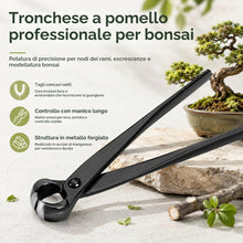 Carica l'immagine nel visualizzatore di Gallery, Taglierina Concava Bonsai, Attrezzi Bonsai Professionale, 210mm Concavo Cutter in Lega di Acciaio al Manganese, per Rimu
