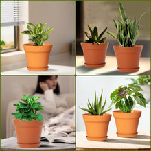 Carica l'immagine nel visualizzatore di Gallery, LATERN 10 Pezzi Vasi da Fiori in Plastica, 15CM Vaso per Piante Più Spesse Vaso da Vivaio con Controllo delle Radici con